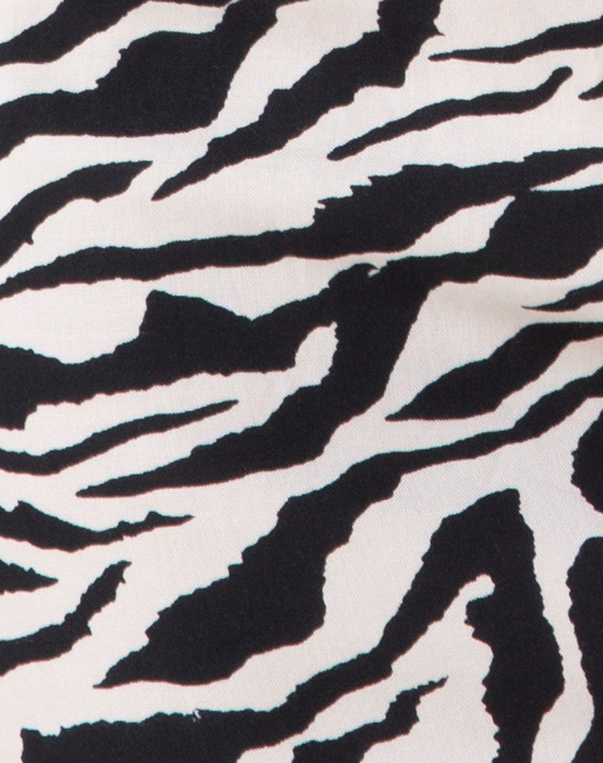 Bild von Yashey Slip Dress in 90s Zebra