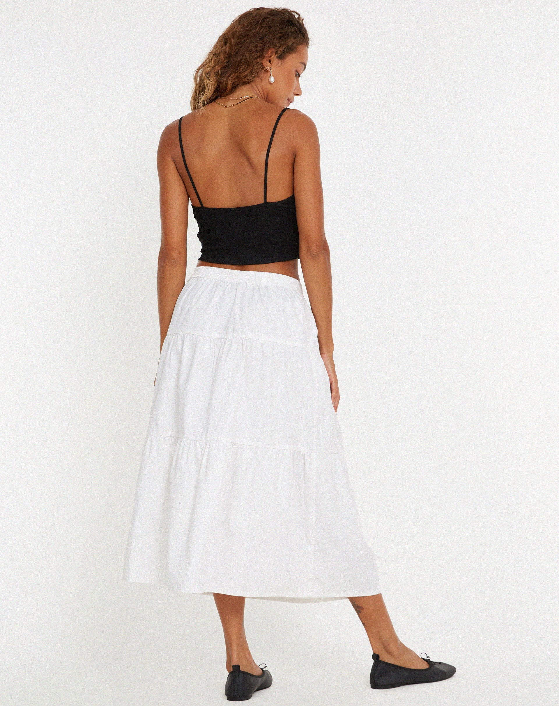 Bild von Yecaca Crop Top aus Spitze Schwarz