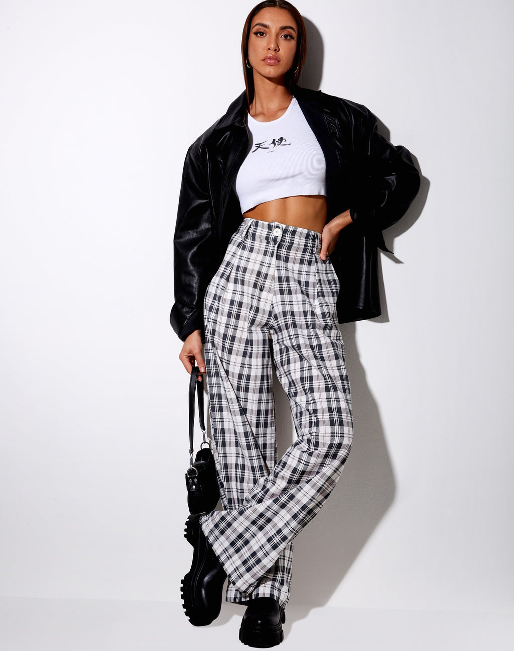 Yeva-Hose in Checking Out Grau