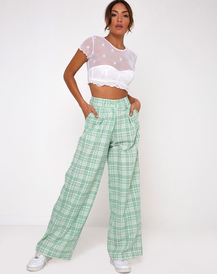 Bild von Yeva Hose aus Tischtuch Neo Mint