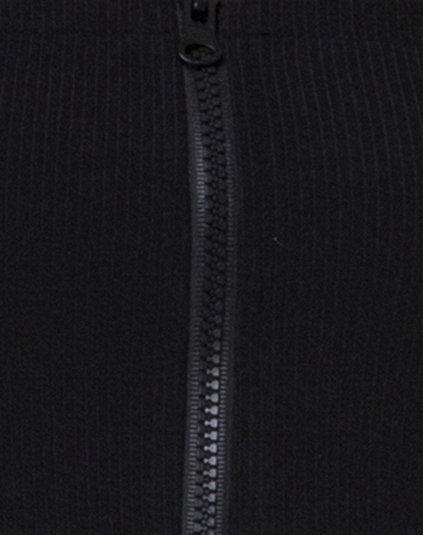 Image of Yori Kleid In Schwarz mit Derlin Clip