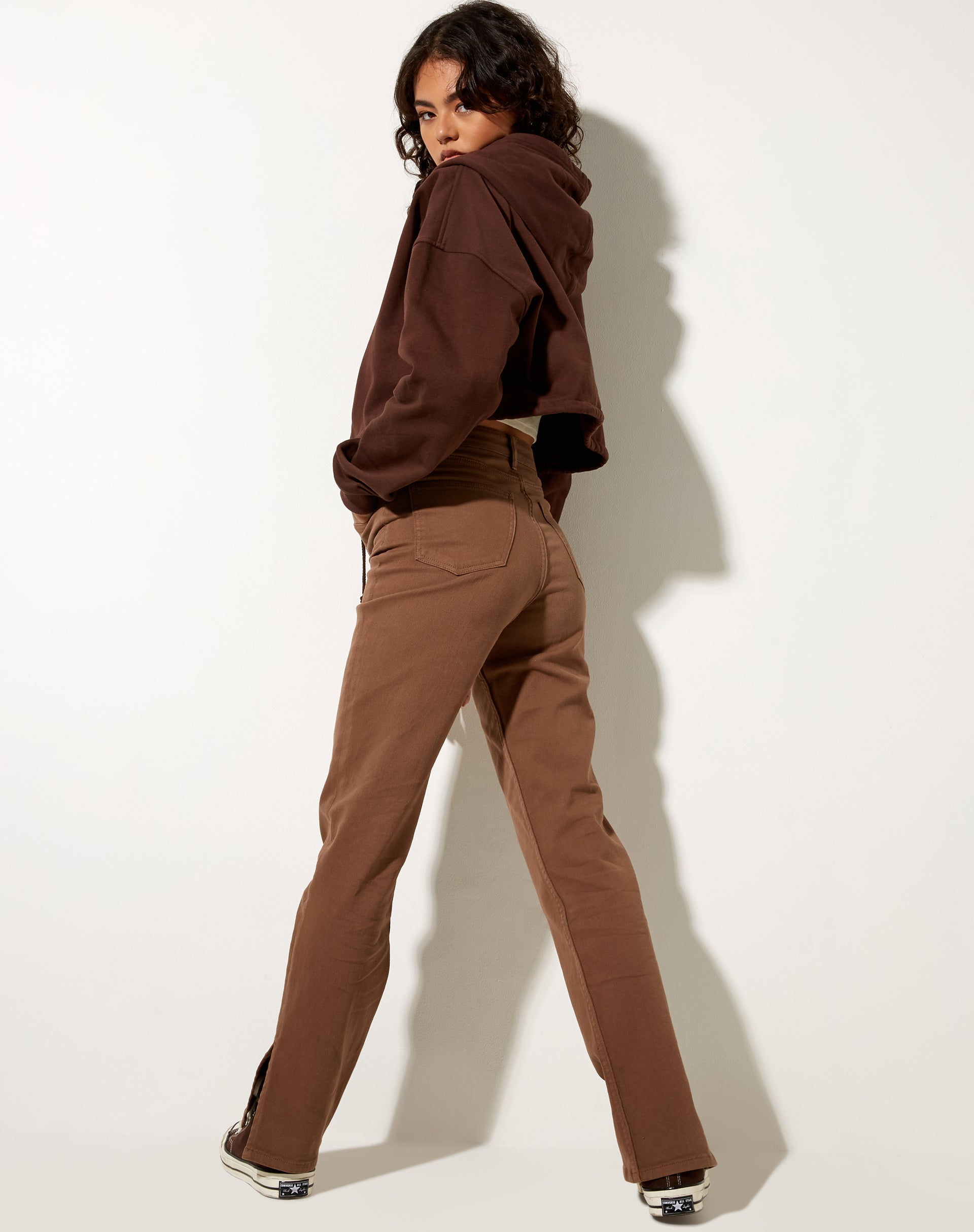 Bild von Yukata Hoodie in tiefem Mahagoni