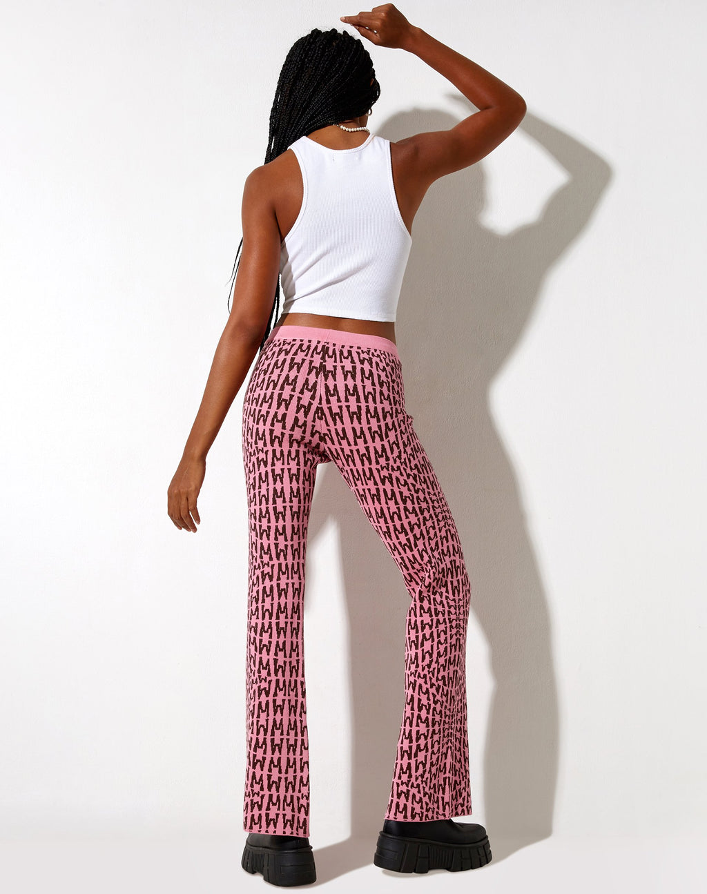Yunia-Hose in Wavey M Rosa