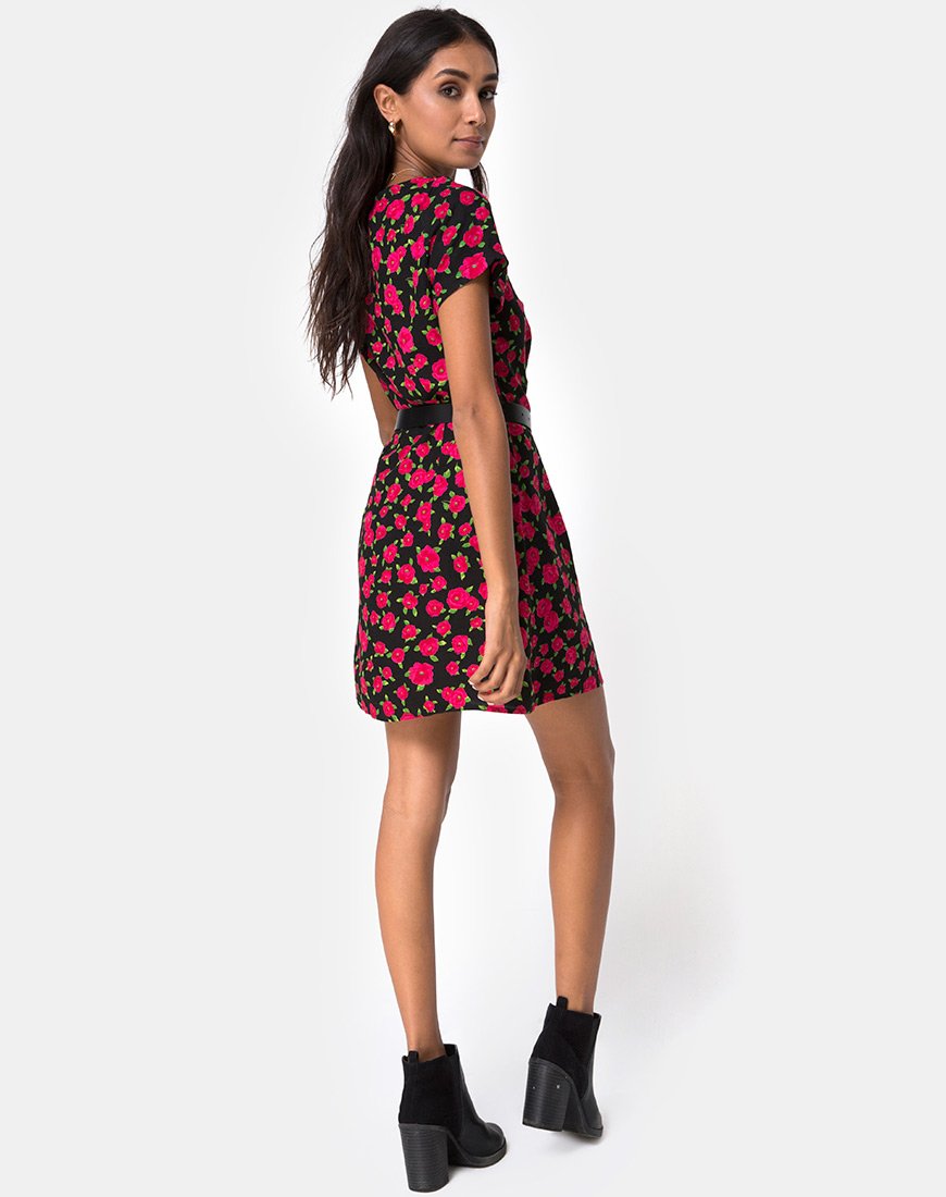 Bild von Zavacca Kleid in Red Bloom