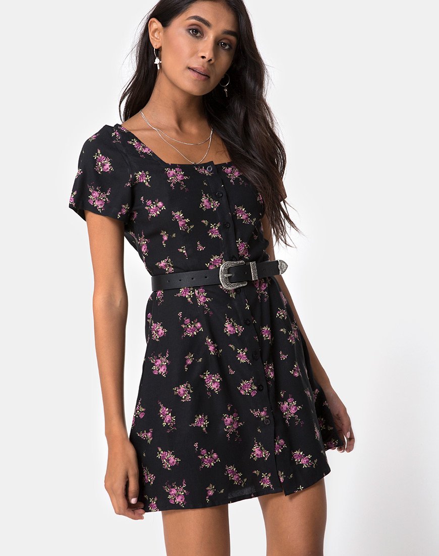 Image of Zavacca Minikleid in Sohey Rose Schwarz