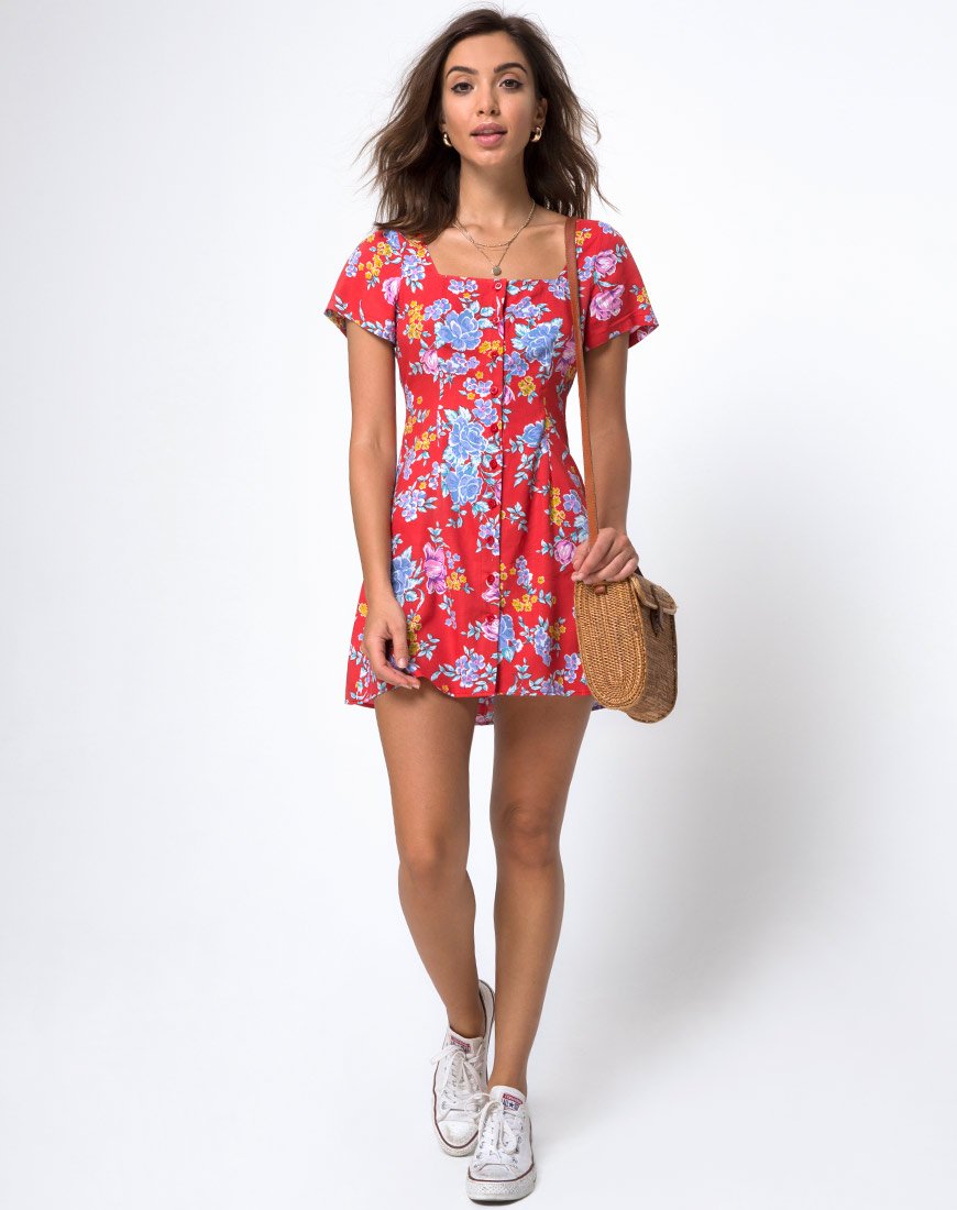 Image of Zavacca Tee-Kleid in Vintage Fleur