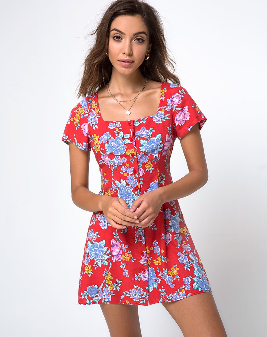 Zavacca Tee-Kleid in Vintage Fleur