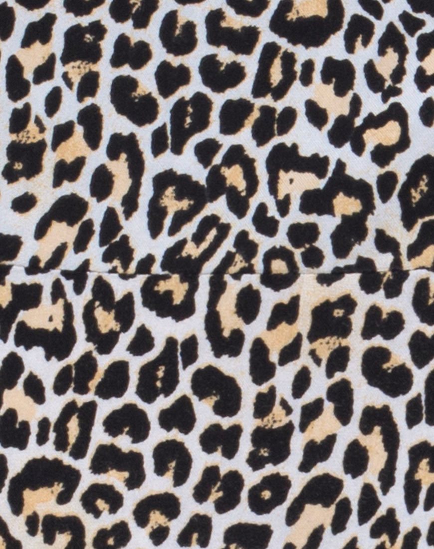Image of Zavnon Kleid in Rar Leopard Braun