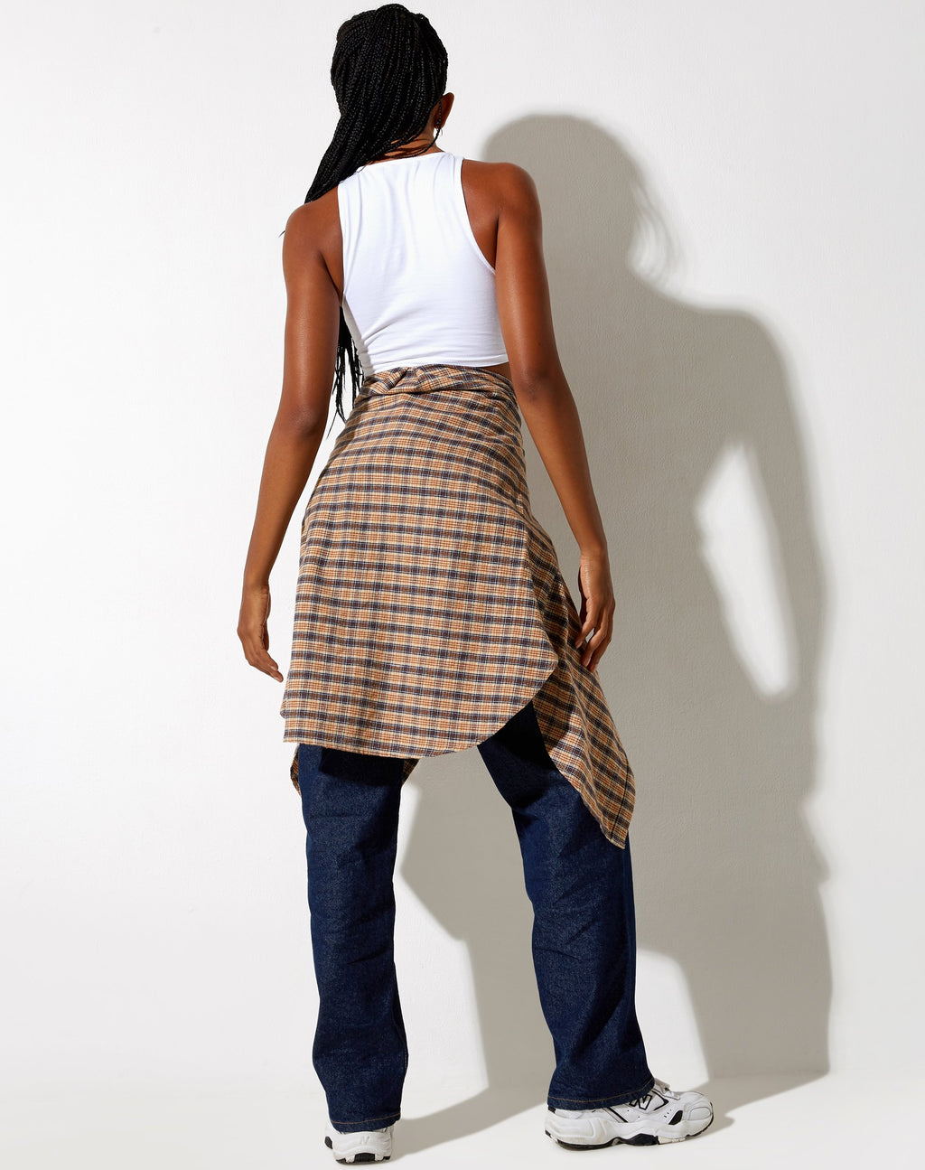 Zeme Crop Top in Weiß
