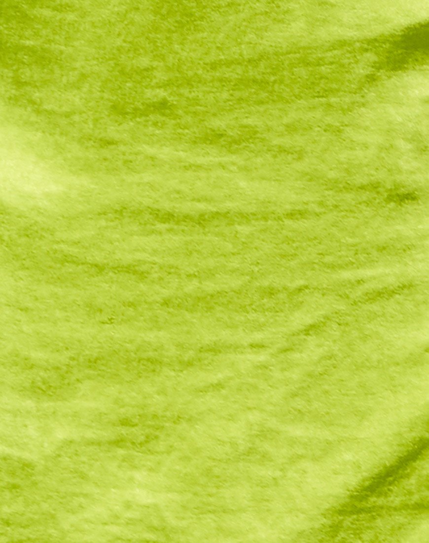 Bild von Zenaya Slip Dress in Satin Lime Green