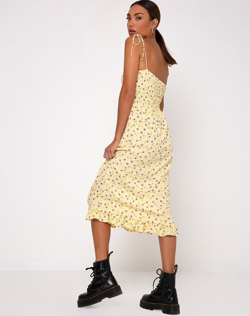 Zenith Kleid in Wild Flower Lemon Drop
