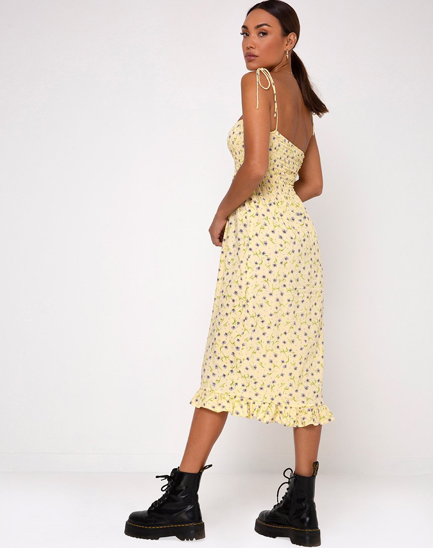 Image of Zenith Kleid in Wild Flower Lemon Drop