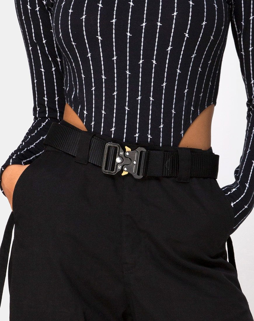 Bild von Nylon-Gürtel in Schwarz