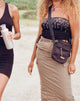 Bild von Kuincy Crop Top in Black Diamante Bucklea