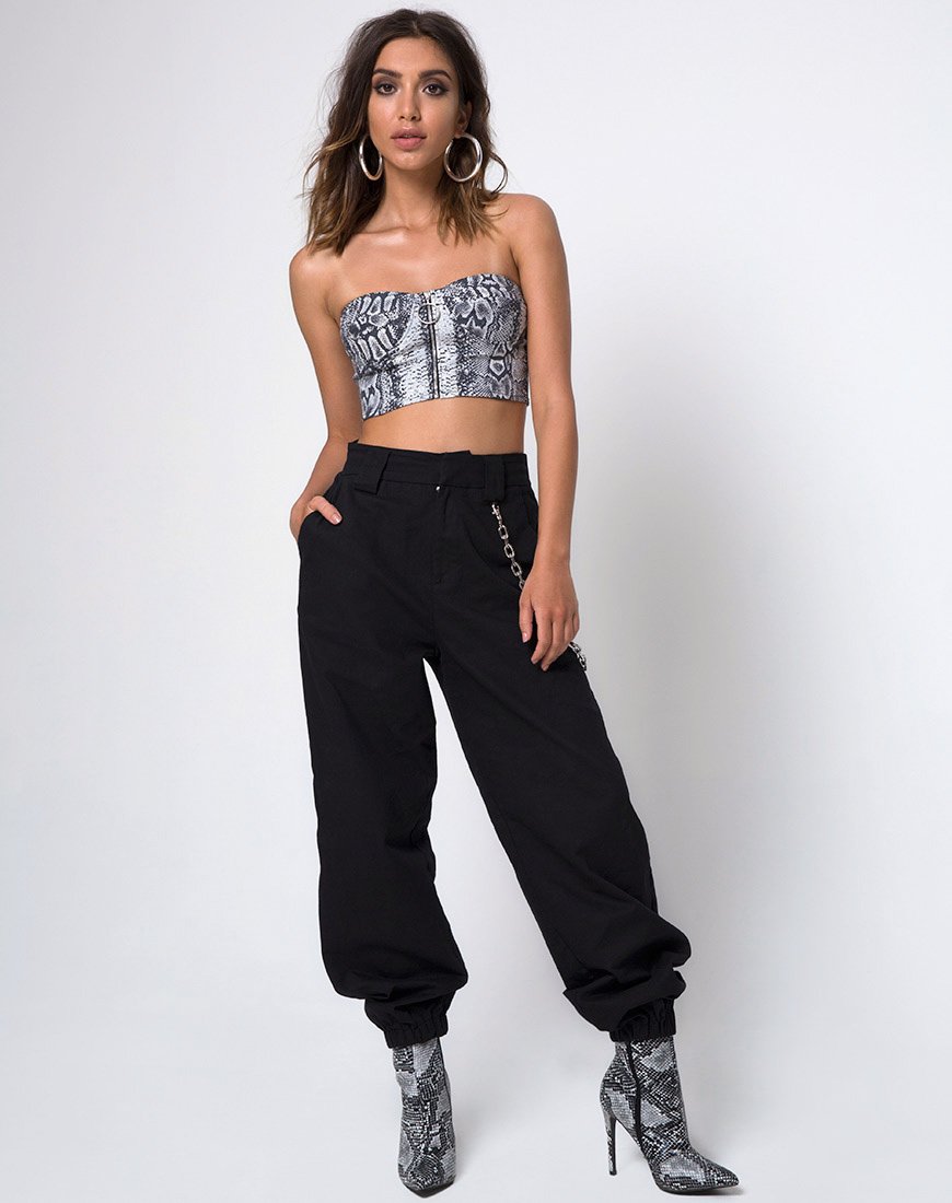 Bild von Zipshi Crop Top in Schlange