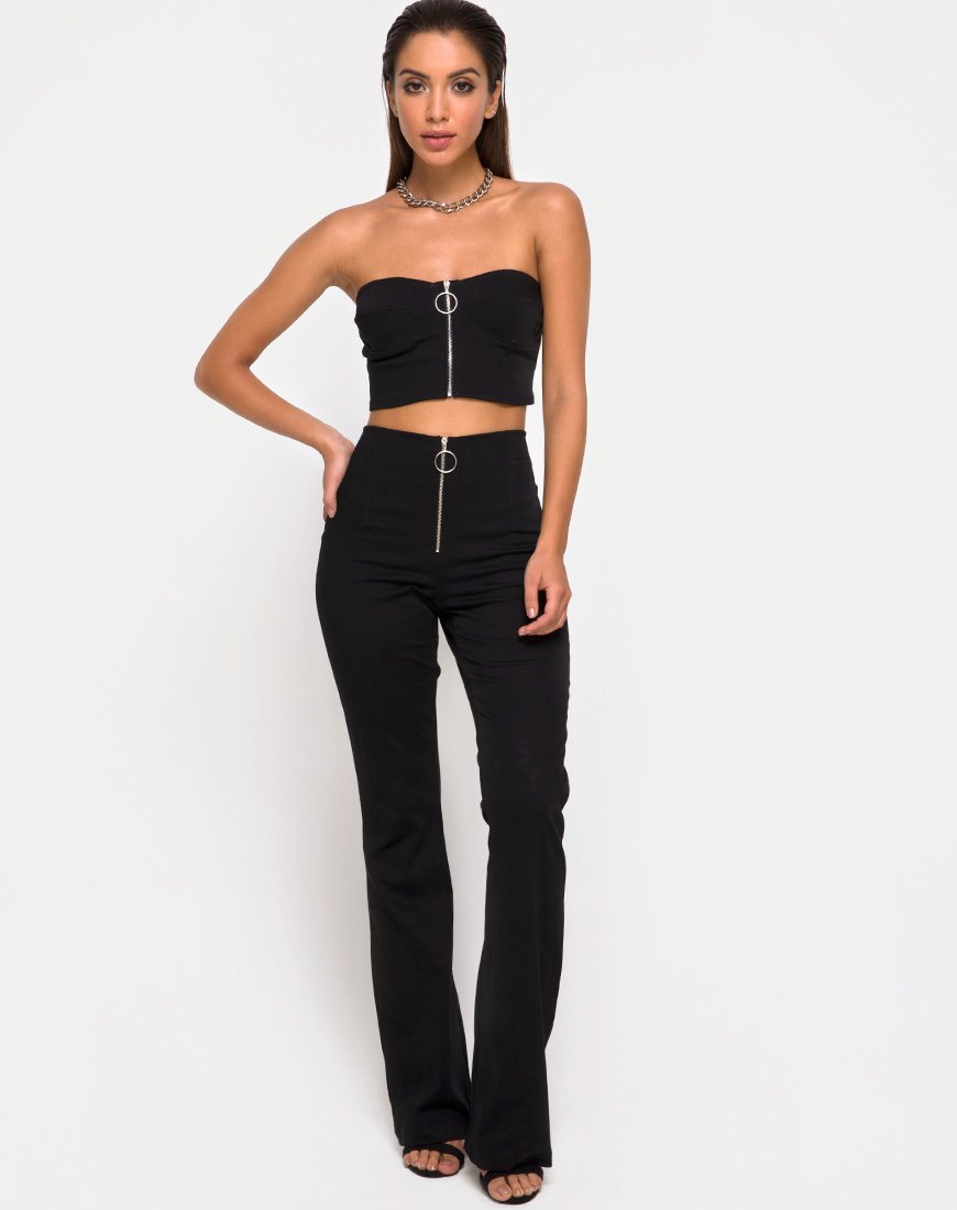 Zolia-Hose in Schwarz