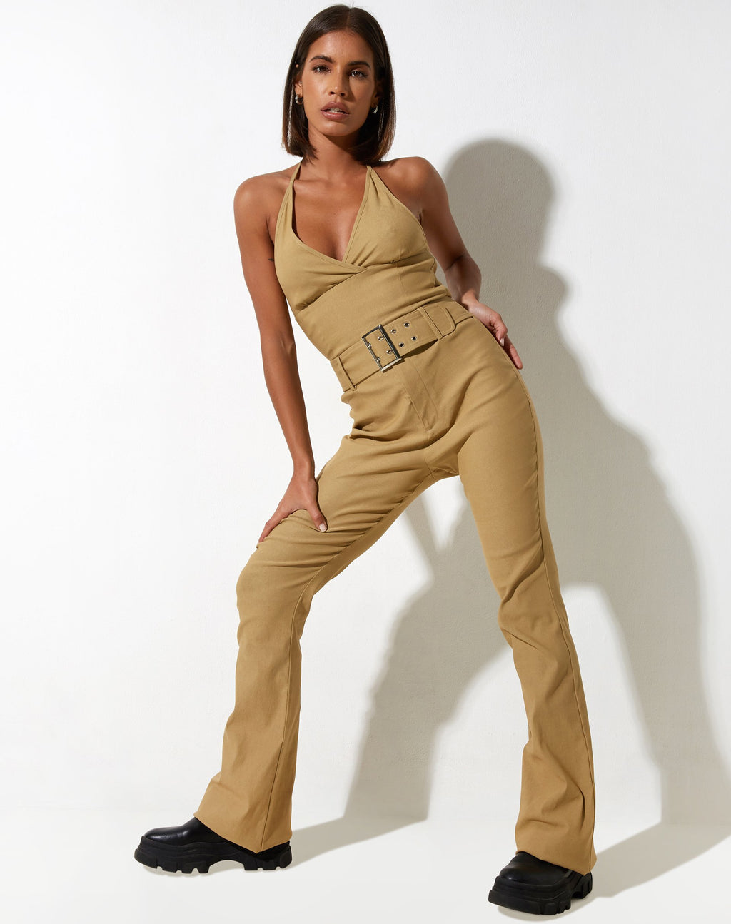 Zocha Schlaghose in Tailoring Putty