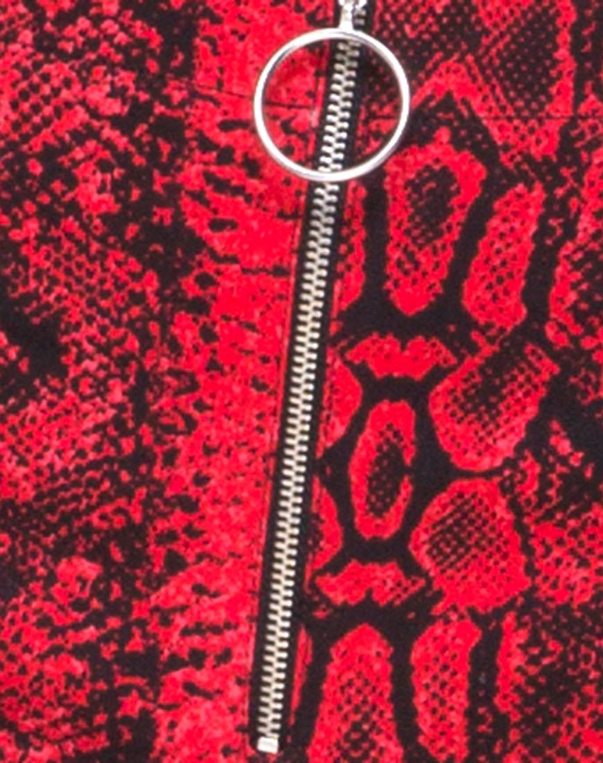 Image der Zolia-Hose in Schlangenrot