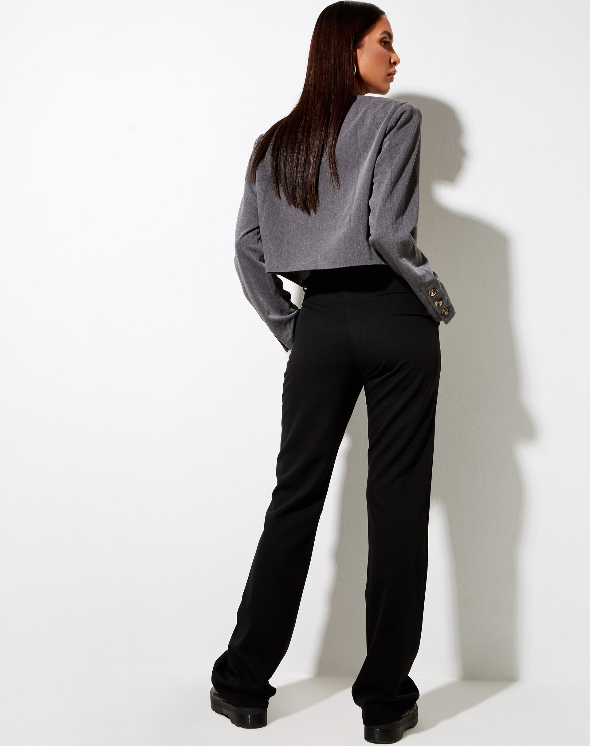 Image of Zoven Schlaghose in Tailoring Schwarz