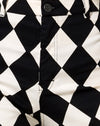 Harlekin Schwarz und Weiß