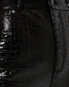 Croc PU Schwarz