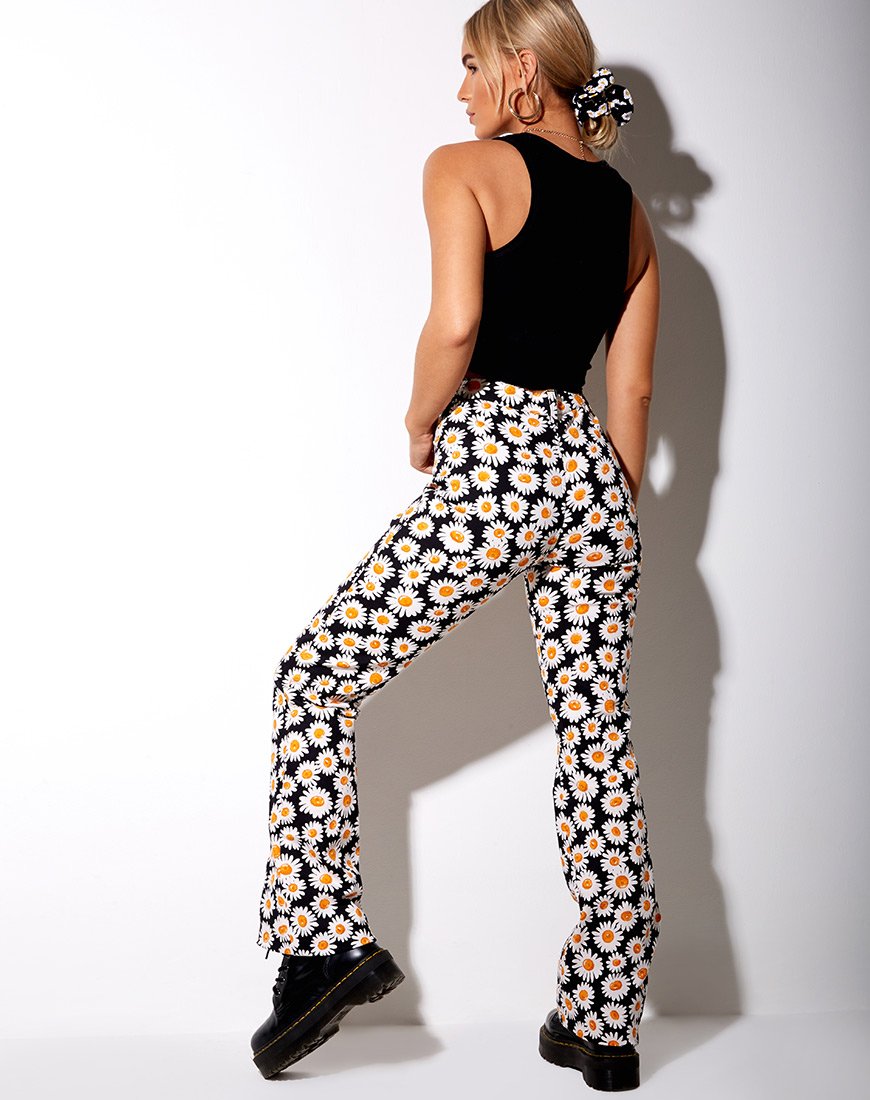 Image of Zoven Hose in Daisy Love Schwarz