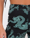 Drachenblume Schwarz und Minze