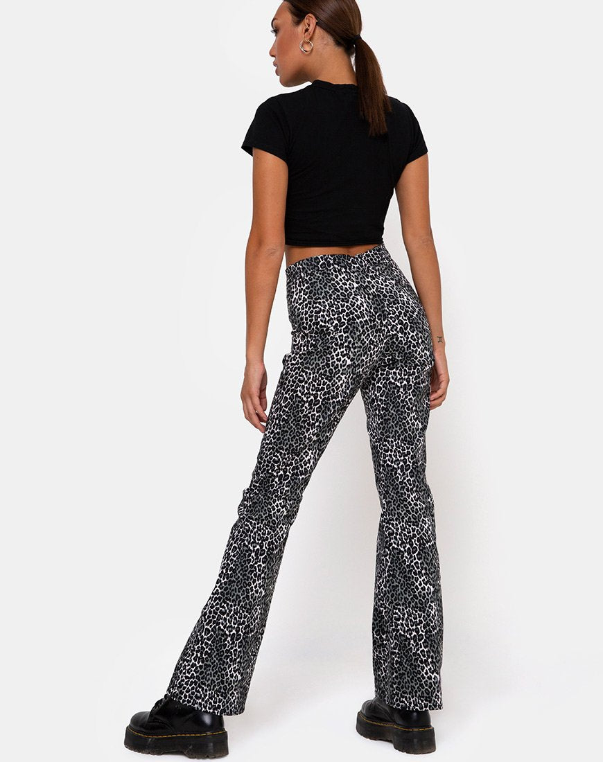 Image of Zoven Hose in Rar Leopard Grau