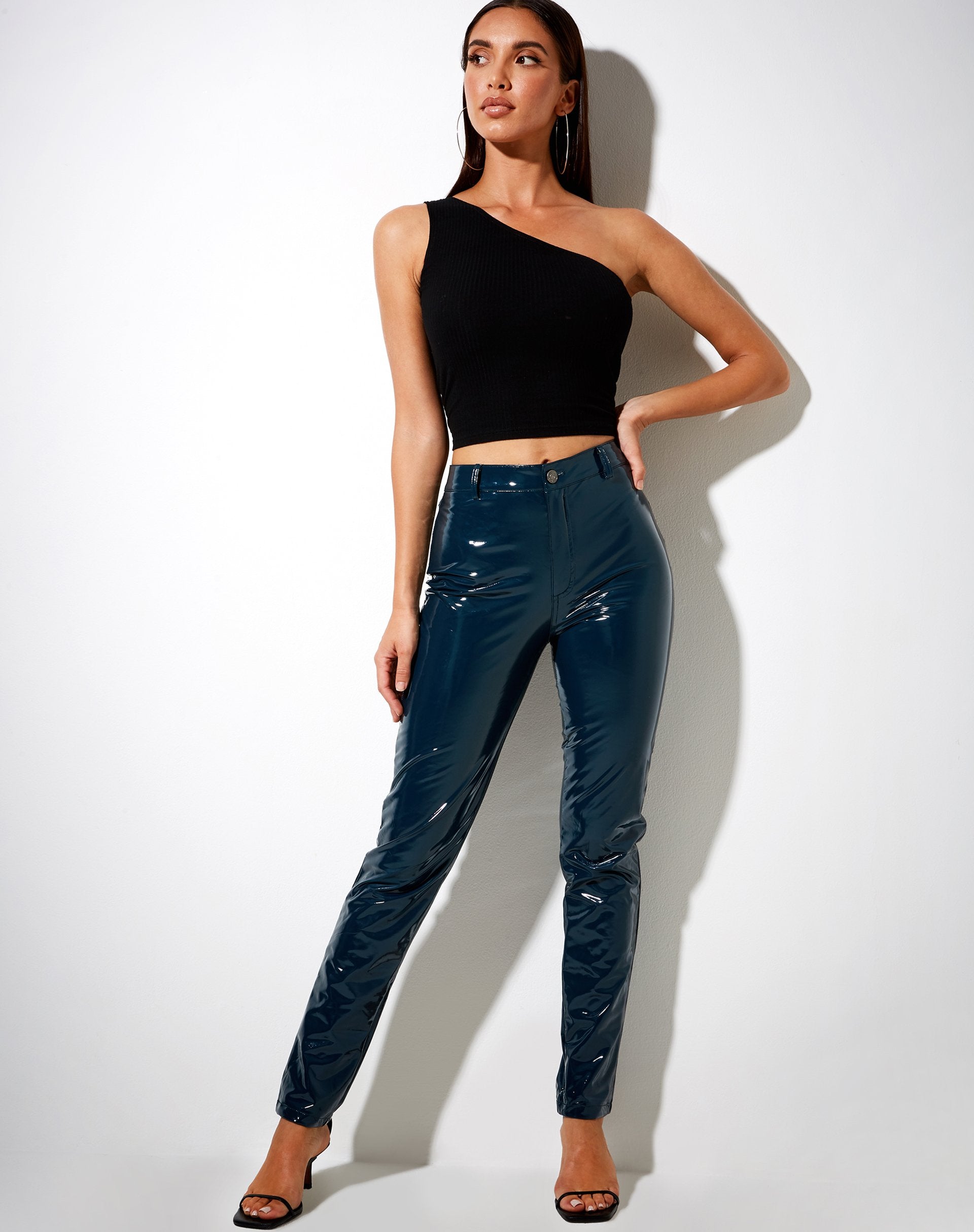 Bild von Zowel Hose in PU Petrol
