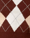Argyle-Strick Tan