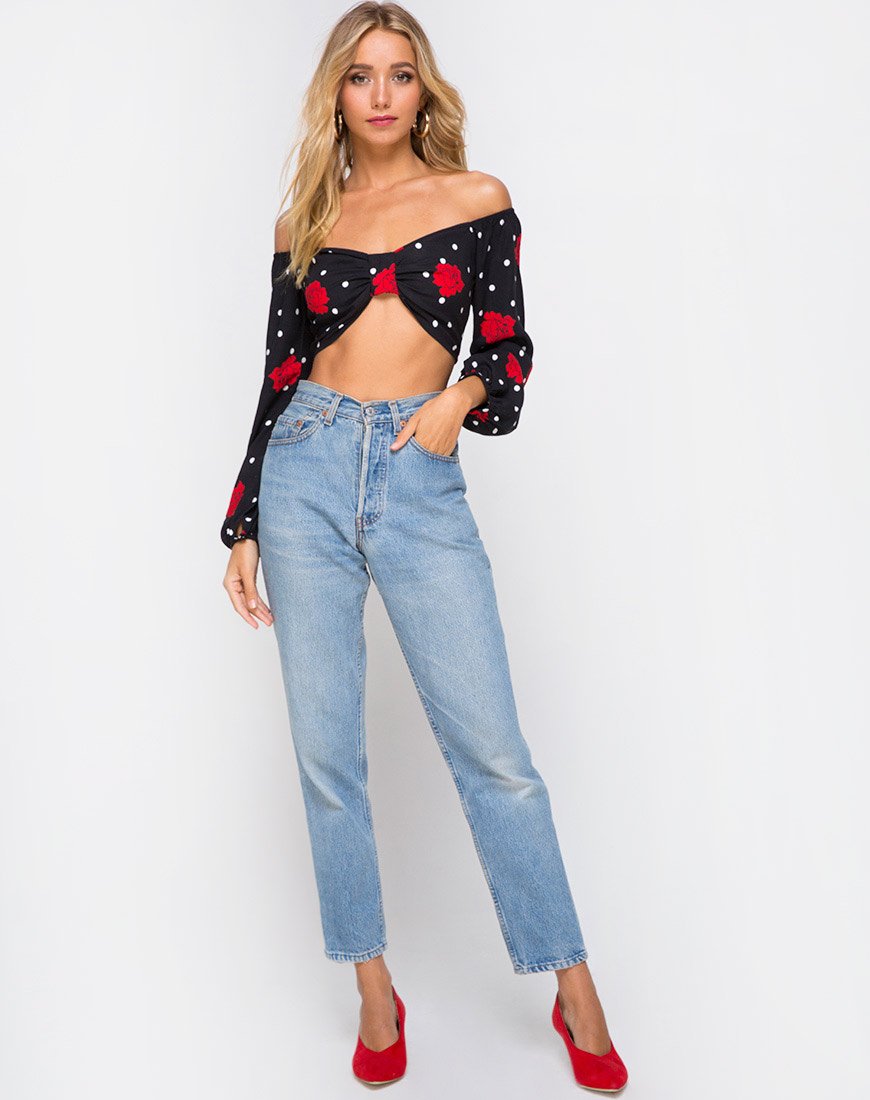 Bild von Zuma Crop Top in Cuban Rose