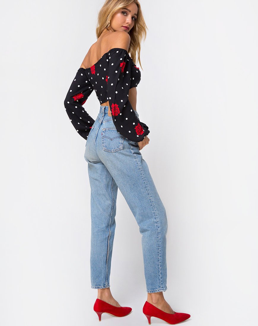 Bild von Zuma Crop Top in Cuban Rose