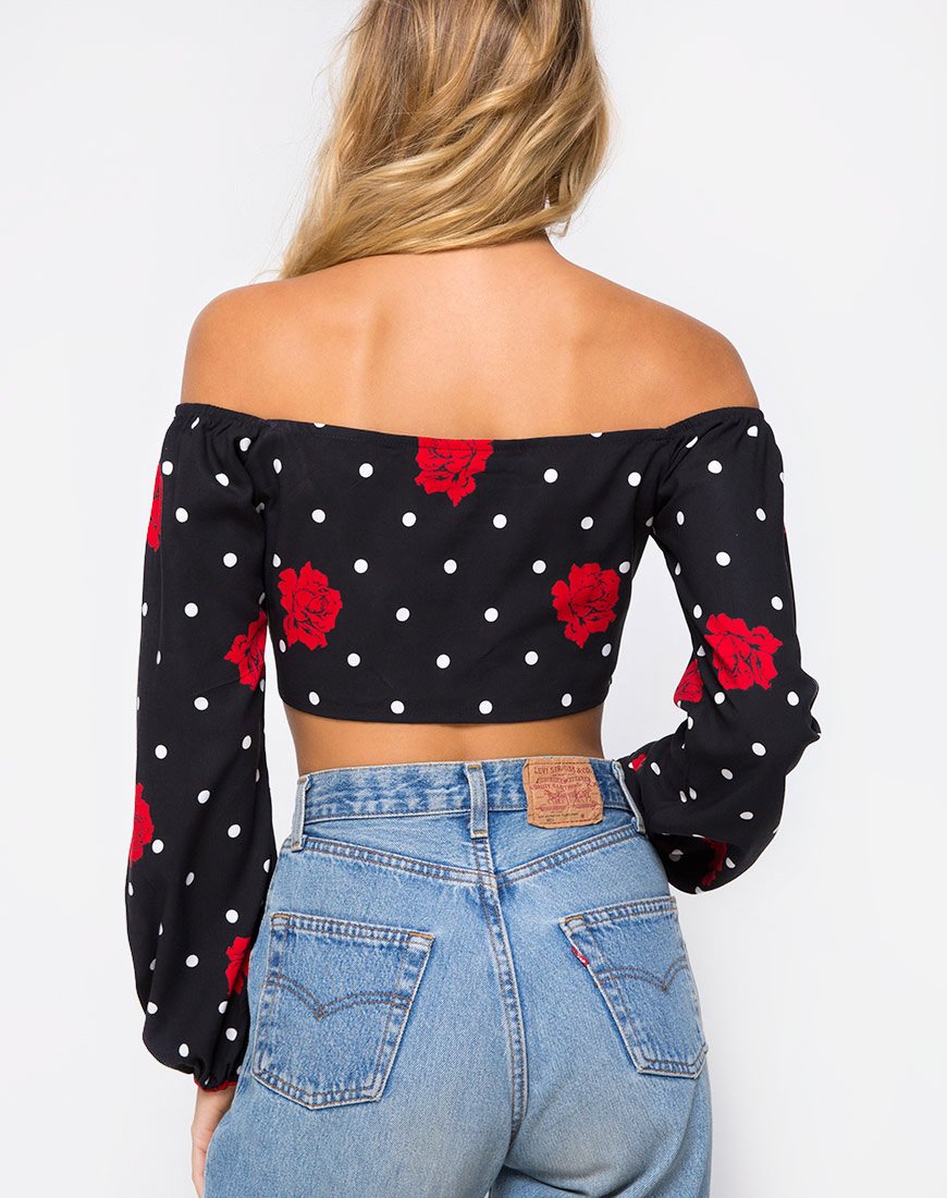 Bild von Zuma Crop Top in Cuban Rose
