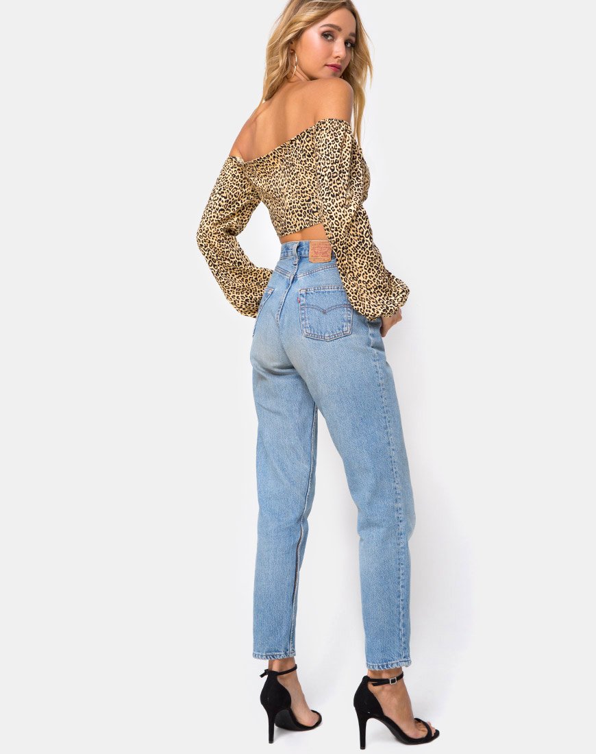 Bild von Zuma Crop Top in Rar Leopard