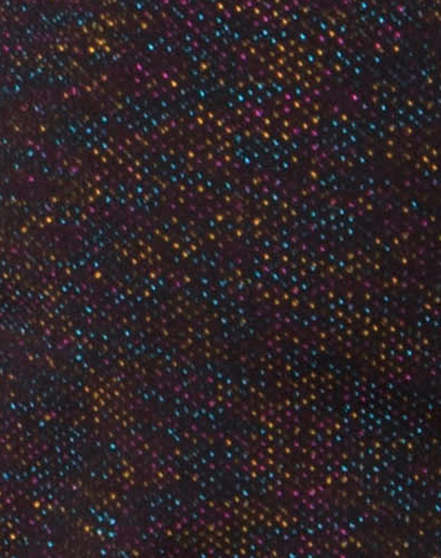 Image of Elle Badeanzug in Glitter Schwarz