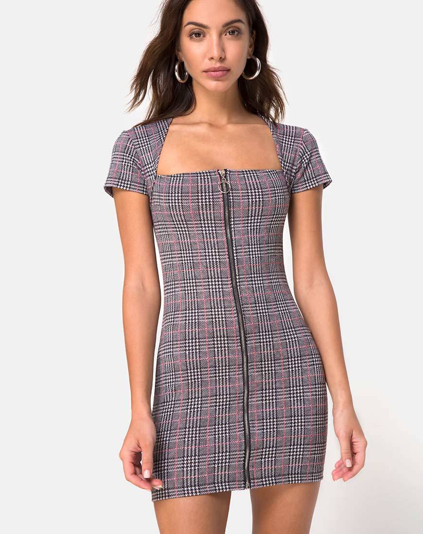 Zileah Etuikleid aus Charles-Karo in Blush
