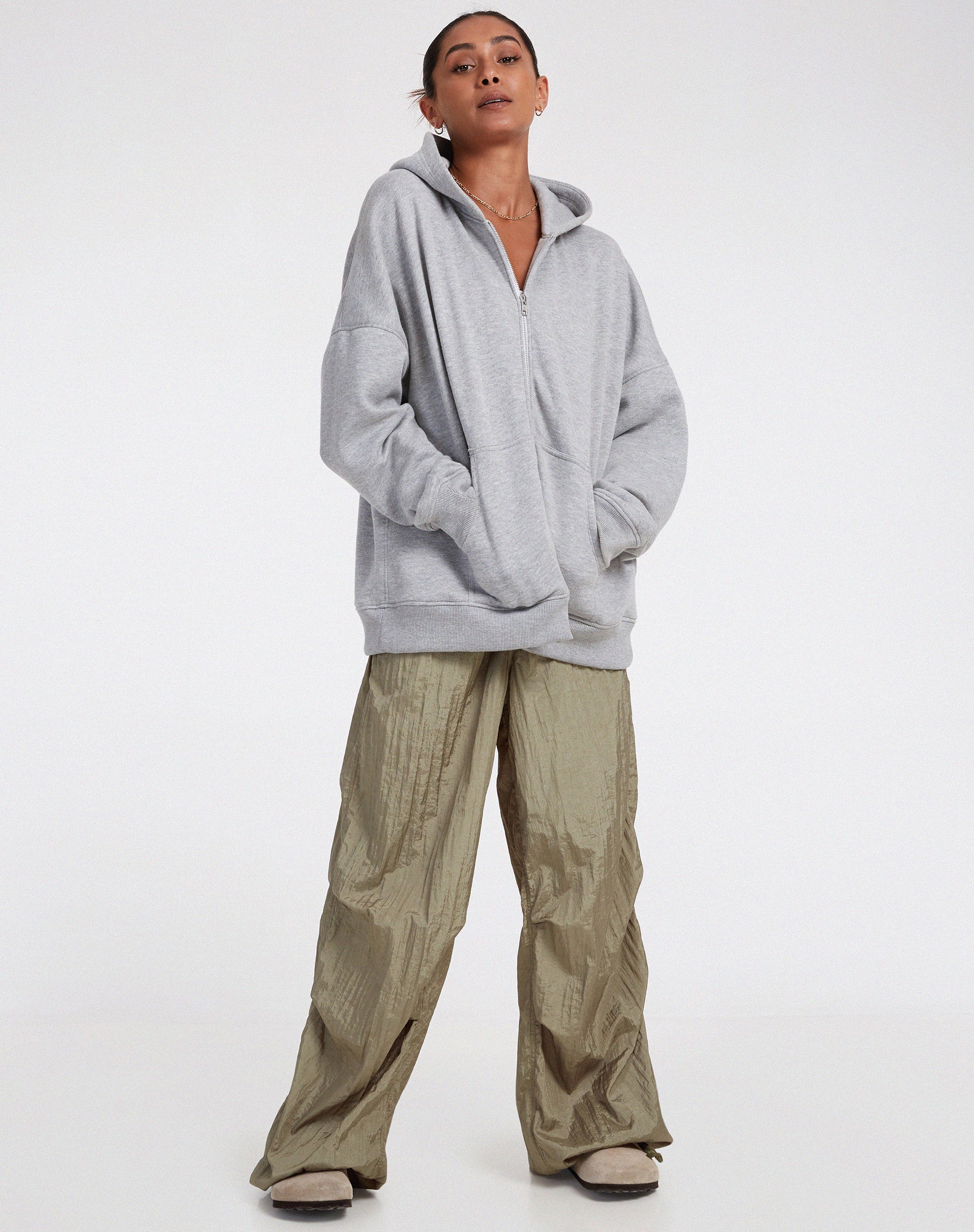 Bild von Hollack Hoodie in Greymarl