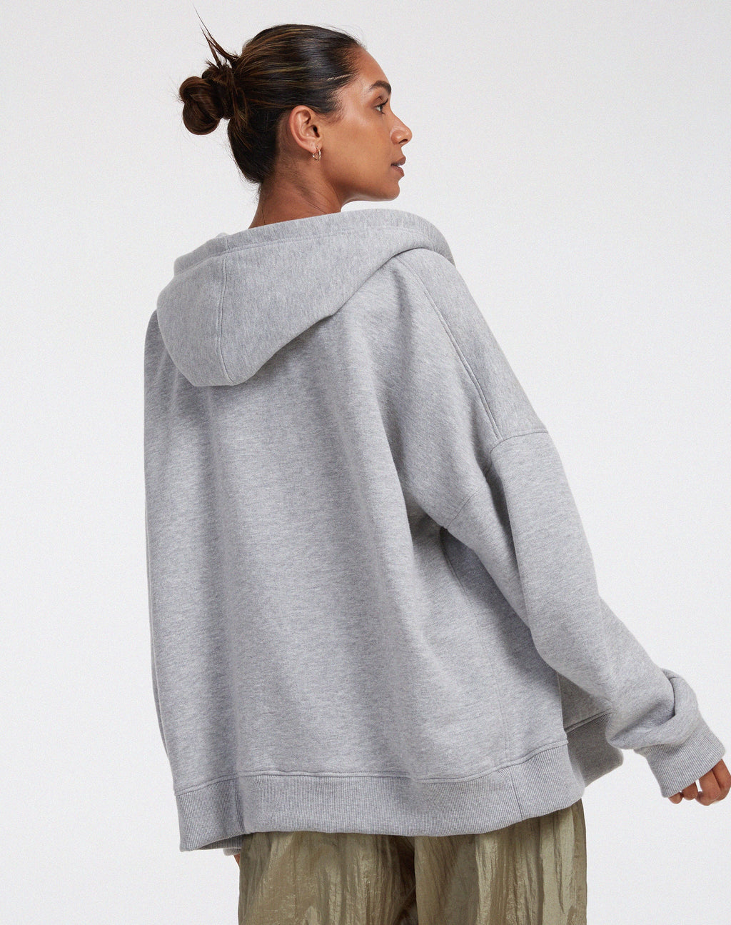 Hollack Hoodie in Graumelange