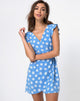 Image of Karill Kleid in Daisy Stamp Himmelblau