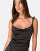 Bild von Ordez Top in Satin Schwarz