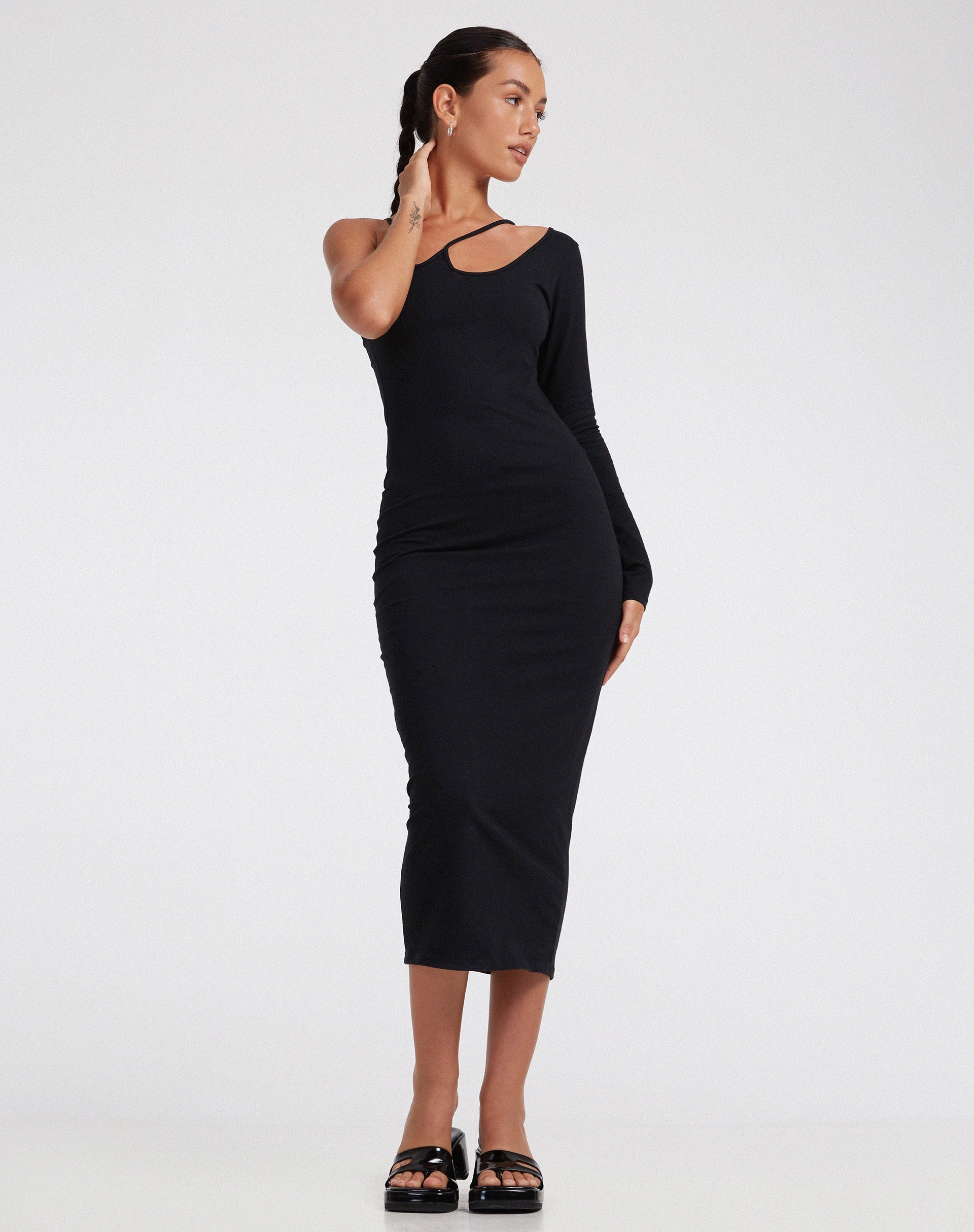 Bild von Umage Maxikleid aus Lycra Schwarz