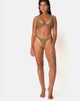 Image von Valda Bikiniunterteil in mattem Khaki