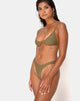 Bild von Valda Bikinioberteil in mattem Khaki