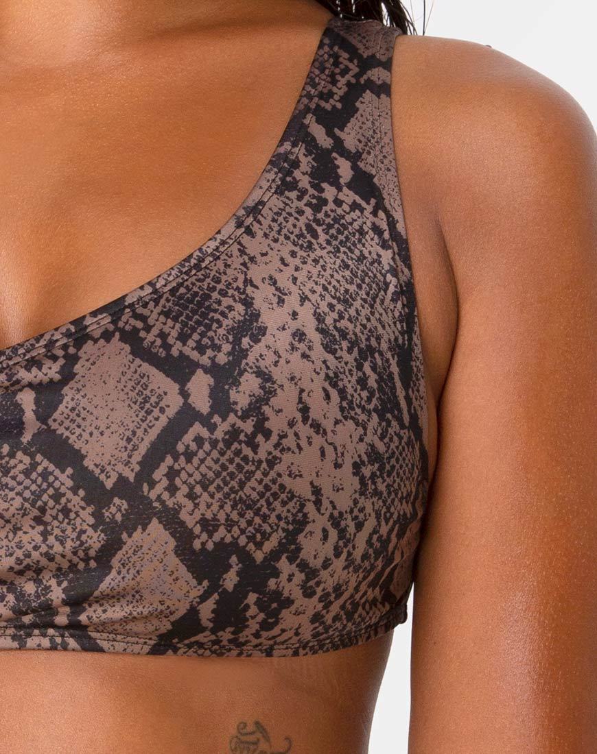 Bild von Velo Badeanzug in Snake Taupe
